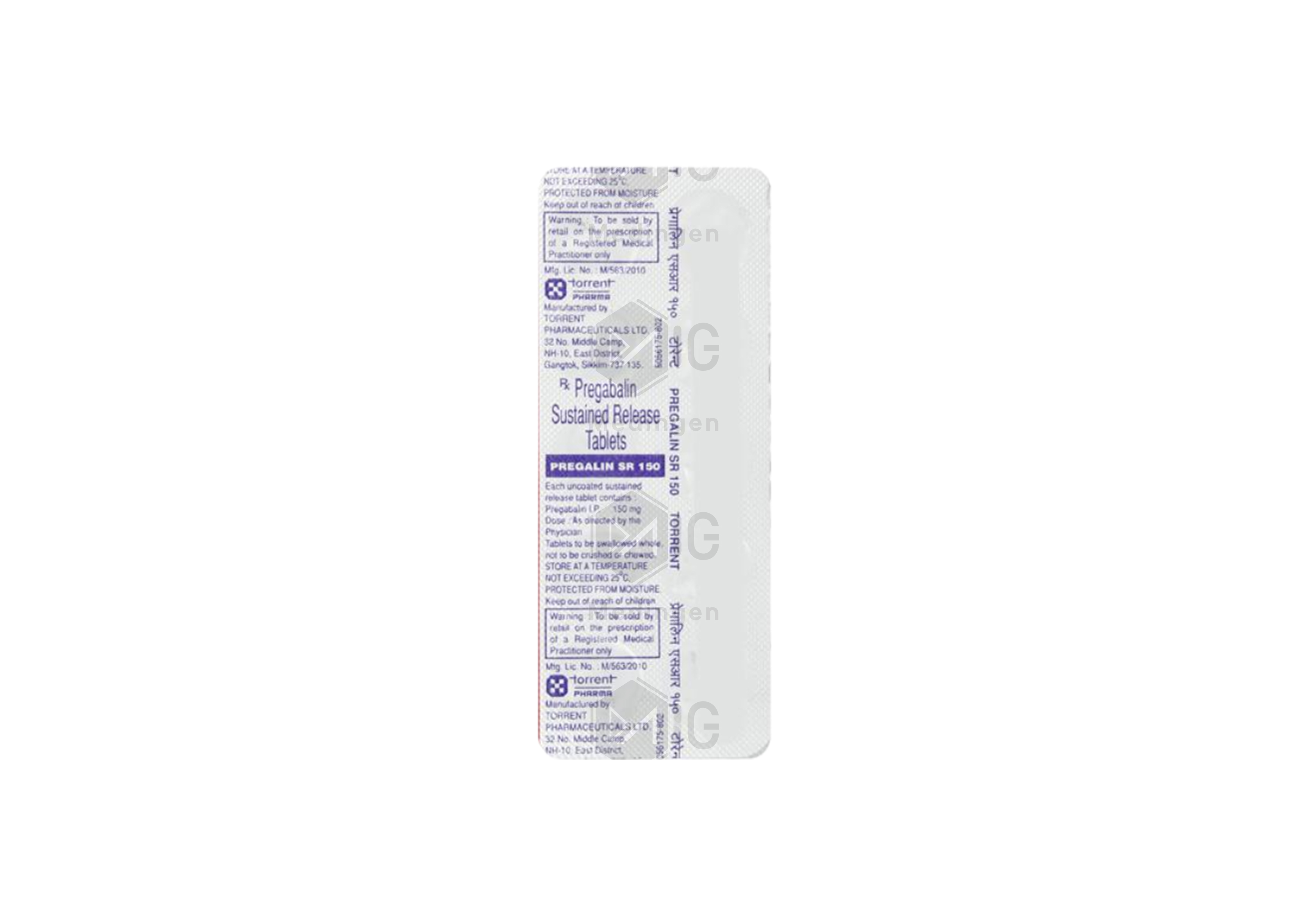 PREGALIN SR 150MG
